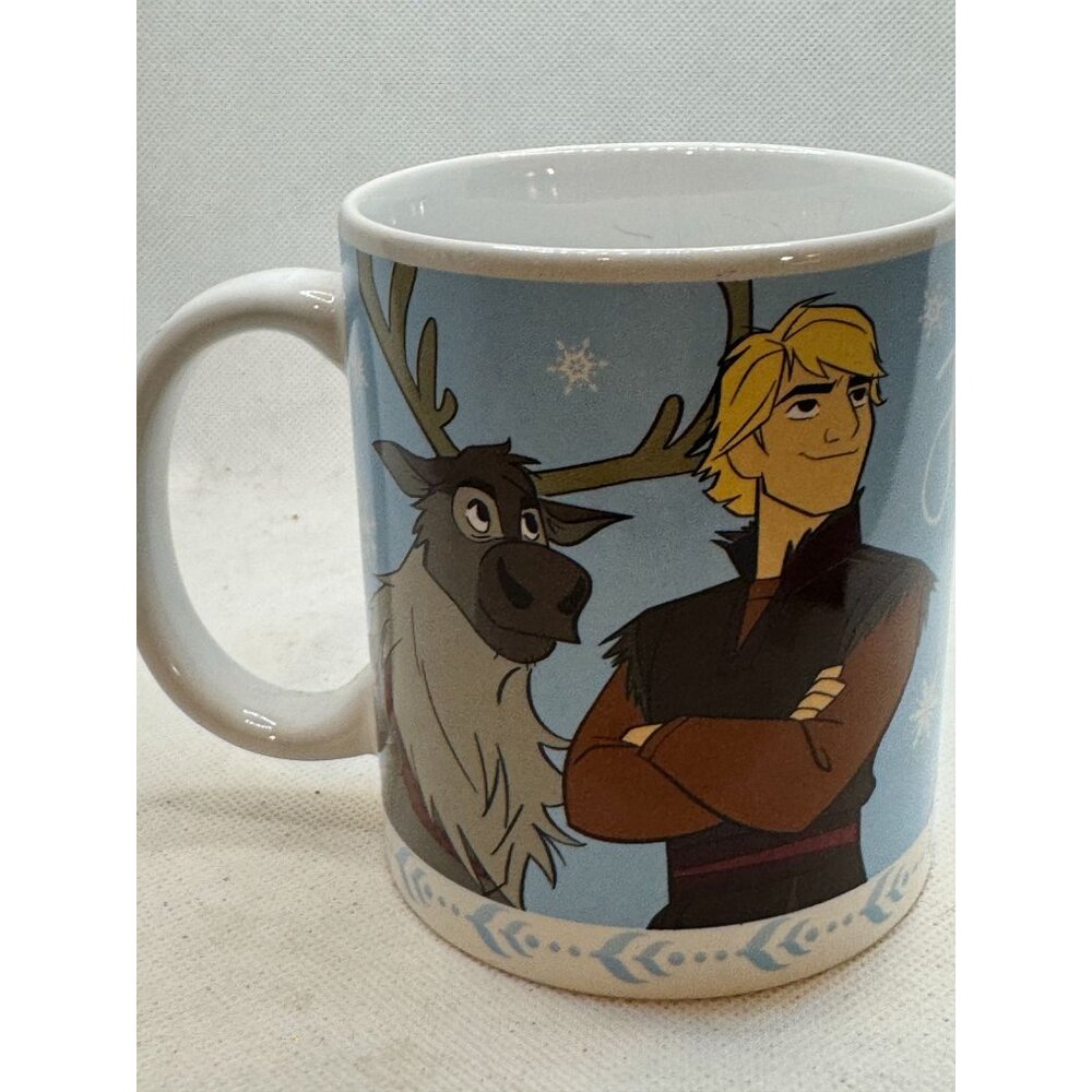 Disney Frozen 2 Ceramic Mug Featuring Elsa Anna Olaf & Sven